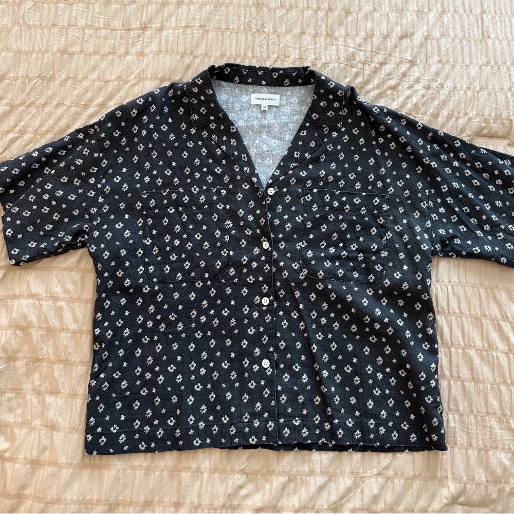 Thread & Supply ELLA Collared Button Up Shirt